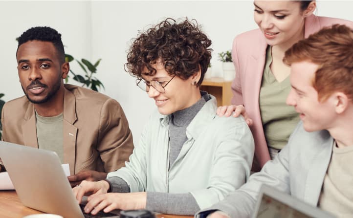 Group of people working